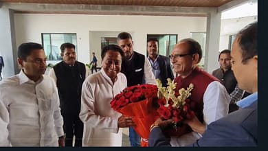 MP Election: BJP's bumper victory...! Kamal Nath reached CM Shivraj House to congratulate...hear what he said VIDEO